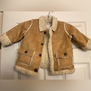💲⬇️ (worn once) BABY GAP - Boys sherpa-lined Coat